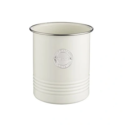 Imagen de Typhoon Vivir Olla para Utensilios, Acero, Crema, 15 cm