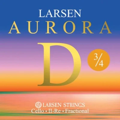 Imagen de LARSEN STRINGS Cuerdas para violonchelo Aurora D 3/4 Medium