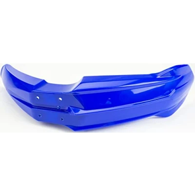 Imagen de POLISPORT 8574800007 Guardabarros delantero réplica OEM fabricado en plástico brillante duradero y resistente compatible con motocicletas Yamaha color azul