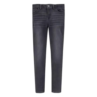 Imagen de Levi&#039;s Super Skinny Vaqueros pitillo para niños, Talla: 140, Grey denim