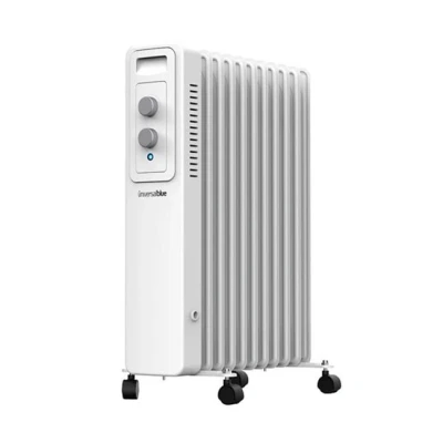 Imagen de UNIVERSALBLUE Radiador de Aceite Calefactor Blanco Termostato Ajustable 11 Elementos calefactores 2000W 3 Potencias Silencioso Sistema Seguridad ENvío 24h 48h (laborables)