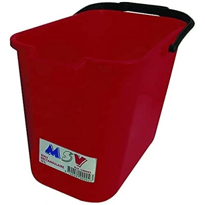 Imagen de MSV Cubo Valnet Rectangular 14 L en Rojo, Litre