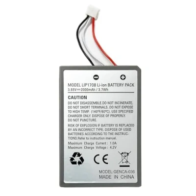 Imagen de OnlyTech Lip1708 Batería de repuesto para el mando PS5 Dualsense BDM 010 (batería 2000 mAh/3,65 V/3,7 Wh)