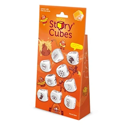 Imagen de Asmodee Rory&#039;s Story Cubes Original Hangtab: Naranja Juego de Mesa edición en Italiano (8081 Italia)