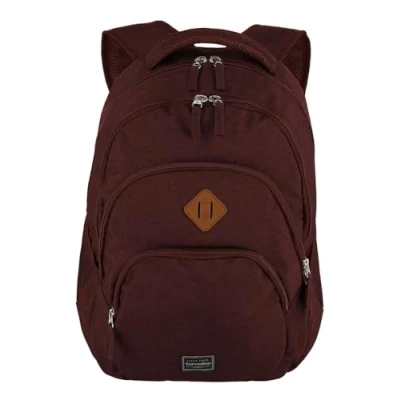 Imagen de travelite Mochila, equipaje de mano con compartimento para portátil 15,6 pulgadas, serie BASICS Daypack Melange:de moda aspecto melange, 45 cm, 22 litros