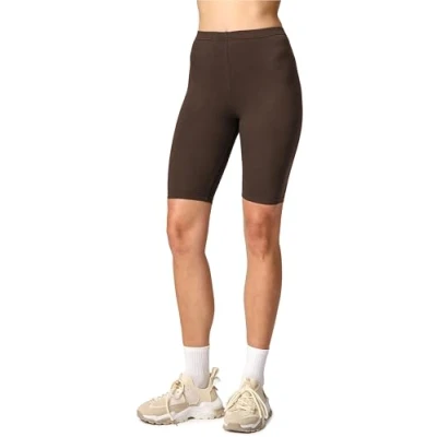 Imagen de Merry Style Leggins Cortos Mallas Deportivas Mujer Shorts Pantalones para Verano de Mujeres MS10 145 (Marron, XL)