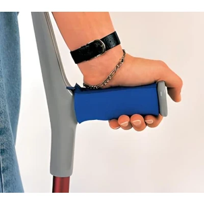 Imagen de Lifeswonderful Par de Fundas Acolchadas Azules para el Mango la Muleta Mayor Comodidad