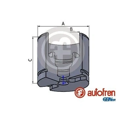 Imagen de AUTOFREN SEINSA D025256 Émbolo, pinza del freno 57 Eje delantero CITROËN: C5 II Hatchback