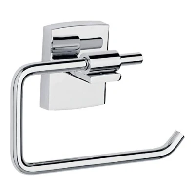 Imagen de tesa Hukk Portarrollos, de metal cromado brillante, autoadhesivo, tecnología montaje adhesiva, 95 x 142 47 mm
