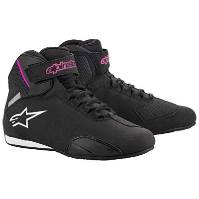 Imagen de Alpinestars NC, Zapatillas de Moto Mujer, Negro Fucsia, 38 EU