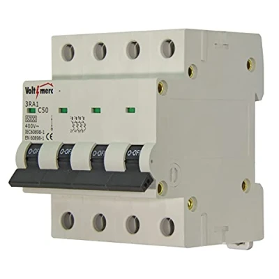 Imagen de Voltimerc Interruptor Magnetotérmico 4 Polos 50A 6KA