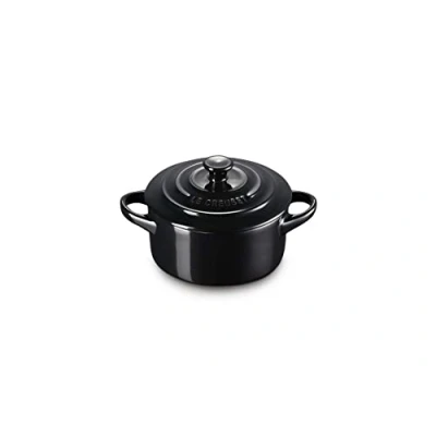 Imagen de Le Creuset Serving Pan / Mini Casserole Signature Black Onyx ø 10 cm 250 ml
