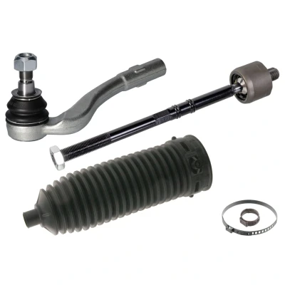 Imagen de FEBI BILSTEIN 40166 Barra de dirección Eje delantero, izquierda con material montaje añadido abrazaderas, manguito
