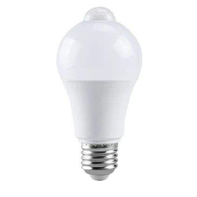 Imagen de ISKDJBJG 85 265V E27 PIR Sensor de Movimiento LáMpara 12W Bombilla con Detector Infrarrojo Luz Seguridad
