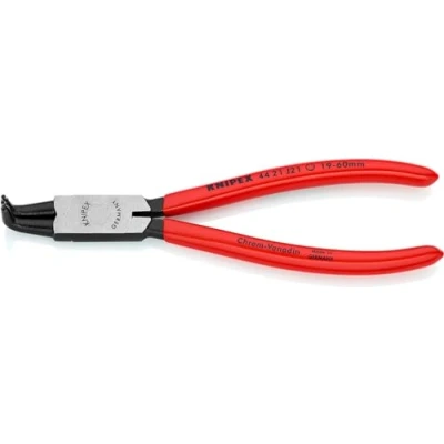 Imagen de Knipex Alicate para arandelas interiores en taladros negro atramentado, recubiertos de plástico 170 mm 44 21 J21