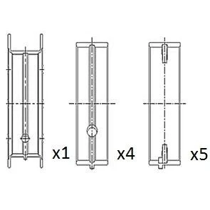 Imagen de FAI AutoParts BM1049 STD Cojinete de cigüeñal FORD: Transit Connect Mk1 Furgón, Focus 2, Tourneo Mk1, MAZDA: 6 Wagon, 5, Hatchback