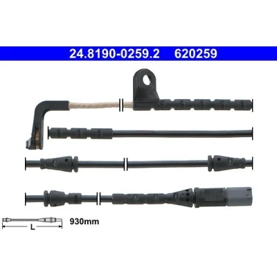 Imagen de ATE 24.8190 0259.2 Sensor de Desgaste Pastillas Frenos BMW: X6