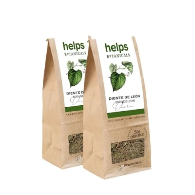 Imagen de HELPS INFUSIONES Infusión Diurética de Diente León. Té Drenante Bolsa A Granel 50 Gramos. Pack 2.