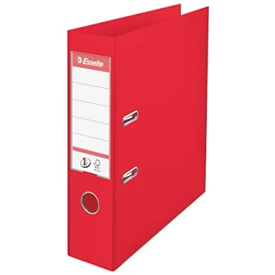 Imagen de Esselte Archivador de Palanca A4, Rojo, Lomo 72 mm, Plástico, Modelo Vivida, Pack 1 Unidad, 624068