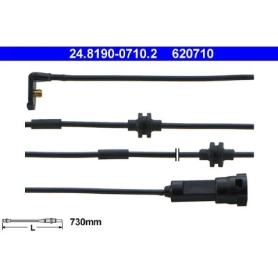 Imagen de ATE 24.8190 0710.2 Sensor de Desgaste Pastillas Frenos OPEL: Omega B Berlina