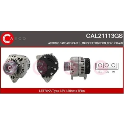 Imagen de CASCO CAL21113GS Alternador 12V 120A