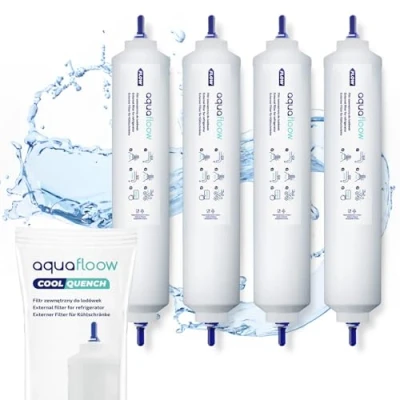 Imagen de Aquafloow Filtro de agua para Frigorífico Samsung DA29 10105J HAFEX/EXP WSF 100, DA2910105J, 5231JA2010B, 5231JA2010C, USC100, 4 Unidades
