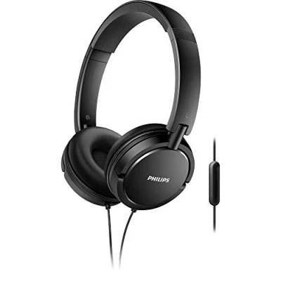 Imagen de Auriculares Cascos Philips Extra Bass (cable Jack 3.5 Mm) Negro