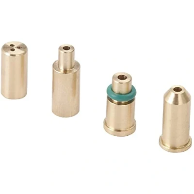 Imagen de SMTHOME Adaptador de repuesto gas latón para encendedores S T Dupont Amarillo/Rojo/Verde/Azul Tapas bricolaje Pieza reparación