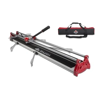 Imagen de RUBI Cortadora Manual azulejos HIT 1200 N con bolsa de transporte Máquina Cortar Profesional Gres Porcelánico Cerámica Gran Formato Cortador Baldosas hasta 120 cm Herramienta Robusta