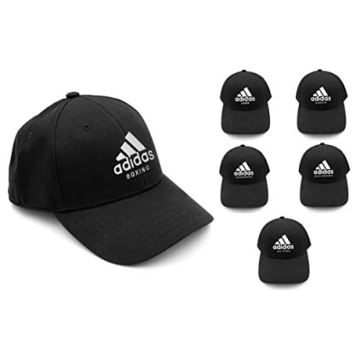 Imagen de Adidas Baseball Cap Men Women Hat Black Boxing Karate Judo Taekwondo Kickboxing Jiu Jitsu, One Size, Unisex, Blackwhite
