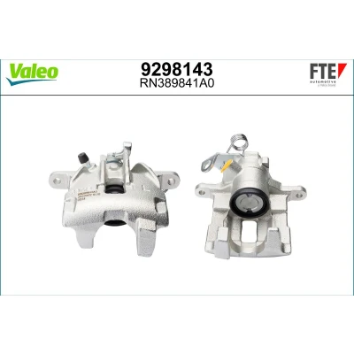 Imagen de FTE 9298143 Pinza de freno gris Hierro fundido Eje trasero izquierda sin soporte VOLKSWAGEN: TRANSPORTER 4, Sharan I, 4 Bus