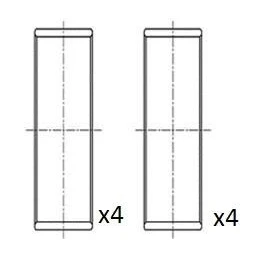 Imagen de Cojinete de cabeza la biela FAI AutoParts BB2067 STD