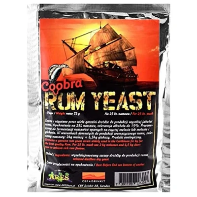 Imagen de 1 x Coobra Rum Yeast Levadura Turbo, de Vodka, para Puré