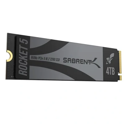 Imagen de SABRENT Rocket 5 de 4TB Unidad SSD M.2 PCIe Gen 14GB/s X4 NVMe Interna Rendimiento avanzado (SB RKT5 4TB)
