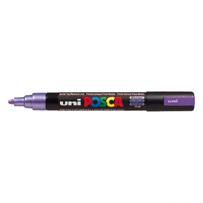 Imagen de Faber Castell uni Ball POSCA PC 5M Marcador (Negro, Violeta)
