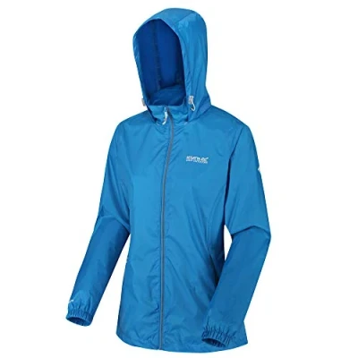 Imagen de Regatta Corinne IV Impermeable Y Transpirable, Forrada En Rejilla con Capucha para Senderismo Activo Jackets Waterproof Shell, Mujer, Blue Aster, 18