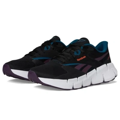 Imagen de Reebok Zig Dynamica 5, Zapatos para Correr Mujer, Negro Blanco Digital Coral, 38.5 EU