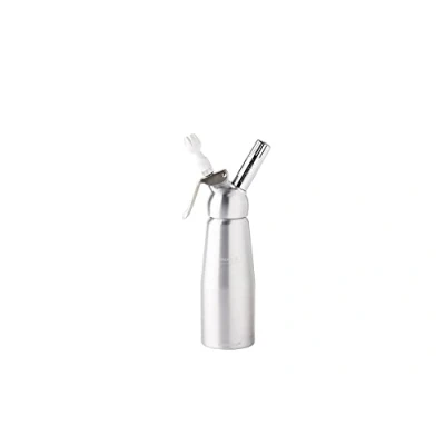 Imagen de Mastrad F49314 Sifón para mousses/salsas/cremas, acero inoxidable, 8 x 30 cm, 0.5 L