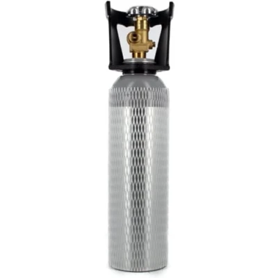 Imagen de Filtriacquashop Bombona de CO2 4 kg aluminio llena recargable con válvula residual