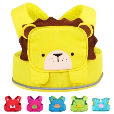 Imagen de Trunki Arnés de Bebé para Caminar y Correa Niños Seguridad ToddlePak Fácil Poner sin Complicaciones Modelo Leeroy León (Amarillo)