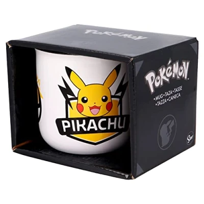 Imagen de Taza desayuno de cerámica 400 ml Pokemon Pikachu