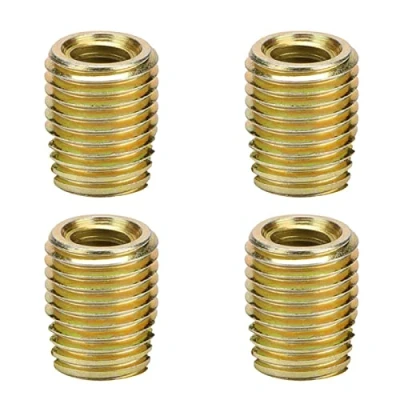 Imagen de Insertos de rosca 20Pcs 302 Accesorios reparación tornillos inserción autorroscantes acero al carbono(Inner M4*0.7 Outer M6.5 * 0.75: 8mm / 0.3in)