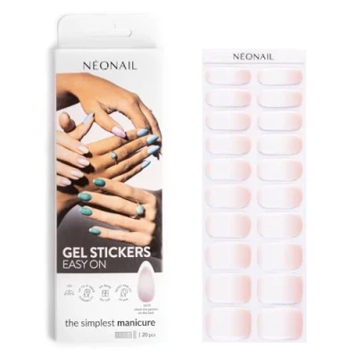 Imagen de NEONAIL gel UV Stickers Easy On M09 Multi 15 Modelos Semicurado de pegatinas uñas postizas Nail Art Decoracion Rapido para Arte Diseña tus