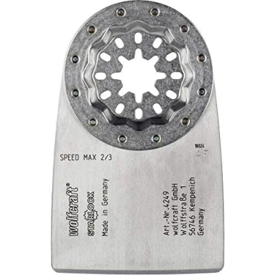 Imagen de wolfcraft Rascador pulgadasExpertpulgadas HCS, enganche STARLOCK, 4249000, para eliminar/raspar materiales duros, como por ejemplo adhesivo moqueta