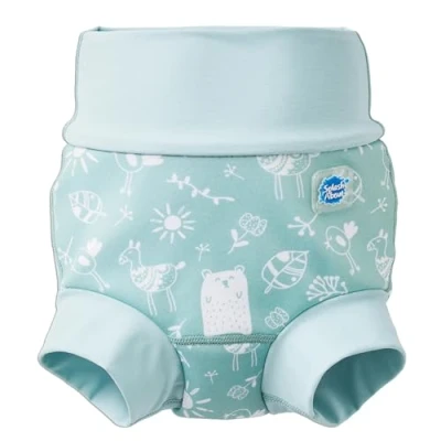 Imagen de Splash About Happy Nappy Duo pañal de natación Reutilizable and Toddler Swim, Sunny Bear, 12 24 Meses Unisex Baby