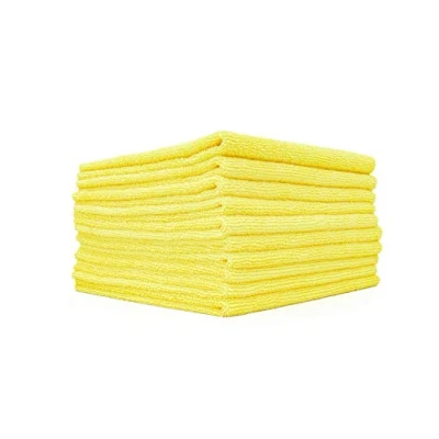 Imagen de The Rag Company Edgeless 300 Toallas de microfibra para detalles, perfectas quitar pulidores, selladores y esmalte; ideales limpieza interiores trabajos sucios; g/m², 16 x