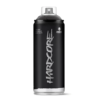 Imagen de Pulverizador, Pintura en spray MTN HC2 R 9011 Negro Brillante 400ml