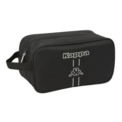 Imagen de Safta Kappa Dark Zapatillero Mediano, Multiusos, Portatodo, Deporte, Extraescolares, Fútbol, Cómodo y Versátil, 29x14x15 cm
