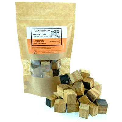 Imagen de Cognac 100g Cubos de Roble Madera Oak Cubes Envejecimiento del Vino