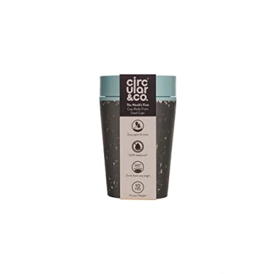 Imagen de Circular&amp;Co Kaffeebecher TO GO MIT Deckel 227ml Otros accesorios, Talla: One Size, Schwarz / blau
